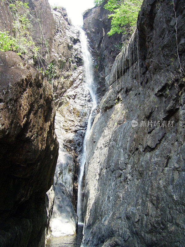 Klong Plu瀑布，Koh Chang，泰国